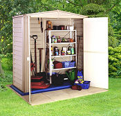 Duramax Little Hut Vinyl Plastic Garden Shed
